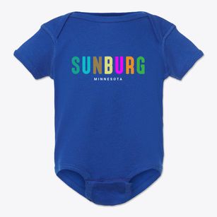 Sunburg Minnesota Color Pop Baby Onesie
