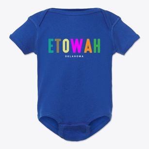Etowah Oklahoma Color Pop Baby Onesie