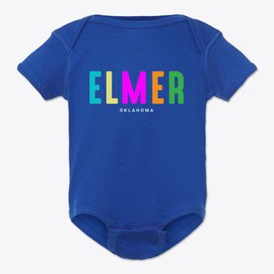 Elmer Oklahoma Color Pop Baby Onesie
