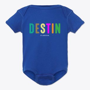 Destin Florida Color Pop Baby Onesie