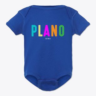 Plano Iowa Color Pop Baby Onesie