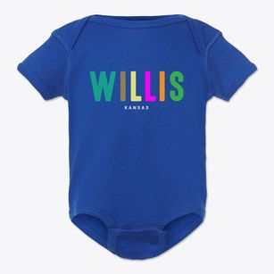 Willis Kansas Color Pop Baby Onesie
