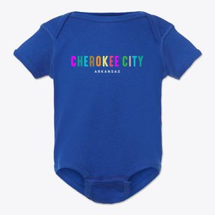 Cherokee City Arkansas Color Pop Baby Onesie