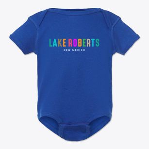 Lake Roberts New Mexico Color Pop Baby Onesie