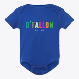 O'fallon Missouri Color Pop Baby Onesie
