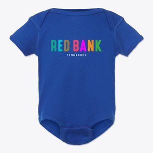 Red Bank Tennessee Color Pop Baby Onesie