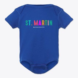 St. Martin Mississippi Color Pop Baby Onesie