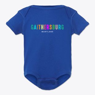 Gaithersburg Maryland Color Pop Baby Onesie