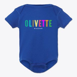 Olivette Missouri Color Pop Baby Onesie
