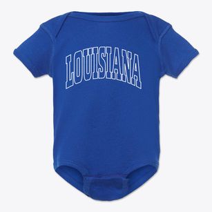 Louisiana Trendy State Baby Onesie