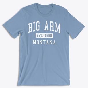 Big Arm Montana Classic Established Soft Lightweight T-Shirt 