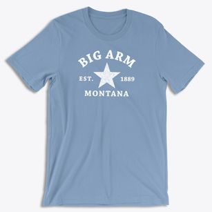 Big Arm Montana Star Soft Lightweight T-Shirt 