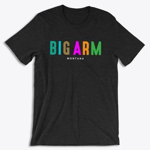 Big Arm Montana Color Pop Soft Lightweight T-Shirt 