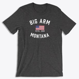 Big Arm Montana Patriot Soft Lightweight T-Shirt 