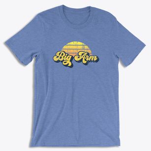 Big Arm Montana Sublime Sunset Soft Lightweight T-Shirt 