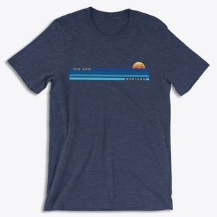 Big Arm Montana Water View Soft Lightweight T-Shirt 
