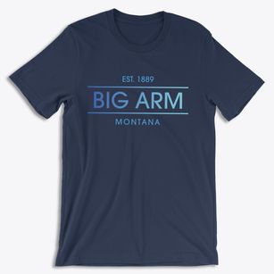 Big Arm Montana Horizon Soft Lightweight T-Shirt 