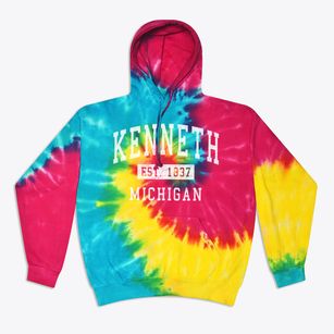 Kenneth Michigan Classic Established Tie-Dye Sweatshirt