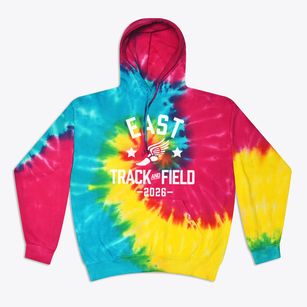 East Boston Central Catholic School Track and Field Tie-Dye Sweatshirt