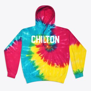 Chilton Wisconsin Classic Block Tie-Dye Sweatshirt