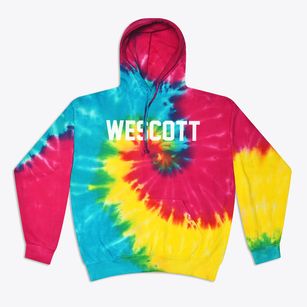 Wescott Wisconsin Classic Block Tie-Dye Sweatshirt