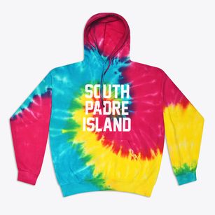 South Padre Island Texas Classic Block Tie-Dye Sweatshirt