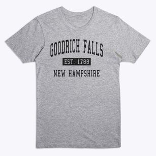 Goodrich Falls New Hampshire Classic Established Premium T-Shirt