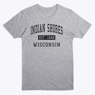 Indian Shores Wisconsin Classic Established Premium T-Shirt