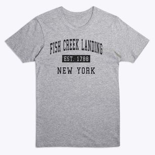 Fish Creek Landing New York Classic Established Premium T-Shirt