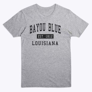 Bayou Blue Louisiana Classic Established Premium T-Shirt