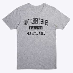Saint Clement Shores Maryland Classic Established Premium T-Shirt