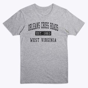 Orleans Cross Roads West Virginia Classic Established Premium T-Shirt