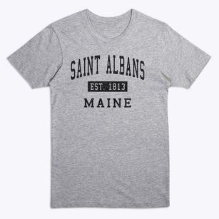 Saint Albans Maine Classic Established Premium T-Shirt