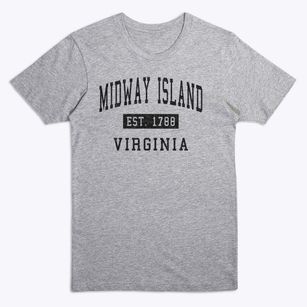 Midway Island Virginia Classic Established Premium T-Shirt