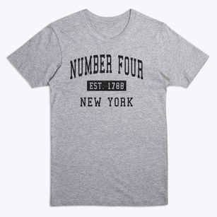 Number Four New York Classic Established Premium T-Shirt