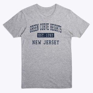 Green Curve Heights New Jersey Classic Established Premium T-Shirt