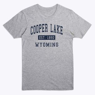 Cooper Lake Wyoming Classic Established Premium T-Shirt