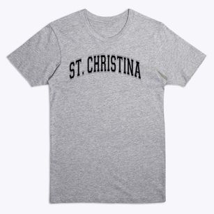 Saint Christina Varsity Arch Premium T-Shirt