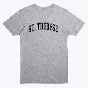 St Therese Of The Infant Jesus (little F Varsity Arch Premium T-Shirt