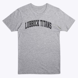 Lubbock Titans Varsity Arch Premium T-Shirt