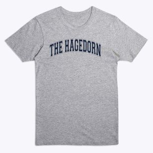 The Hagedorn Little Village School Varsity Arch Premium T-Shirt