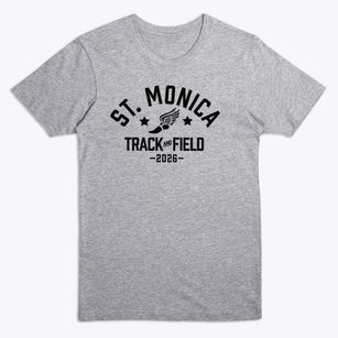 Saint Monica School Track and Field Premium T-Shirt