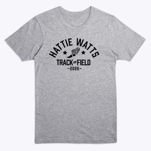 Hattie A. Watts Elementary School Track and Field Premium T-Shirt