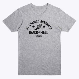 St Charles Borromeo Parish Track and Field Premium T-Shirt