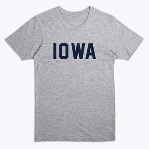  Iowa Block Letter Premium T-Shirt