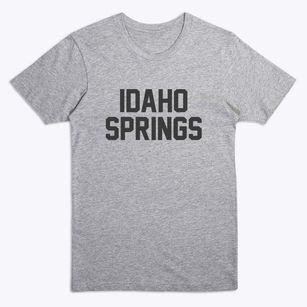 Idaho Springs Colorado Classic Block Premium T-Shirt