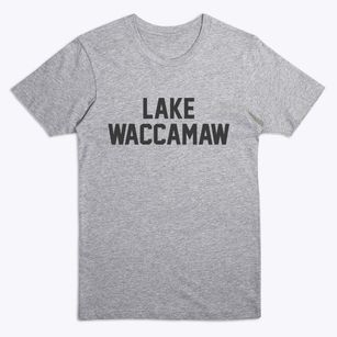Lake Waccamaw North Carolina Classic Block Premium T-Shirt
