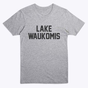 Lake Waukomis Missouri Classic Block Premium T-Shirt
