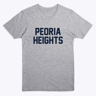 Peoria Heights Illinois Classic Block Premium T-Shirt