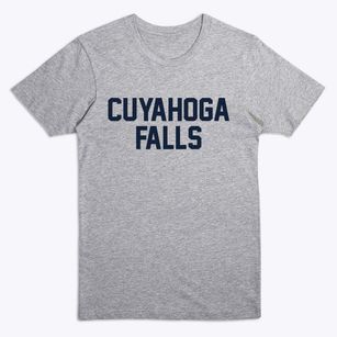 Cuyahoga Falls Ohio Classic Block Premium T-Shirt